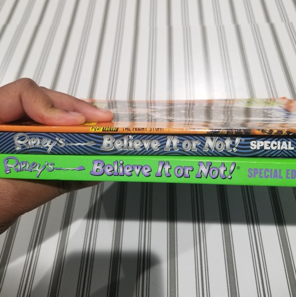 Book Bundle: Two Hardcover Ripley's Believe it or Not & A Paperback Fear Factor - Picture 8 of 12